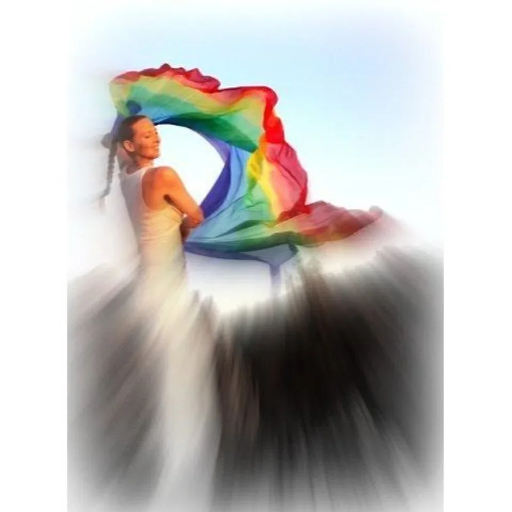 BFA 7 Color Biblical Rainbow God's Promise 100% Silk 108
